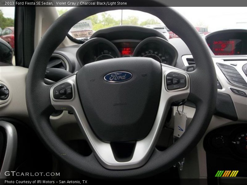 Violet Gray / Charcoal Black/Light Stone 2013 Ford Fiesta SE Sedan