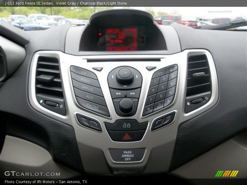 Violet Gray / Charcoal Black/Light Stone 2013 Ford Fiesta SE Sedan
