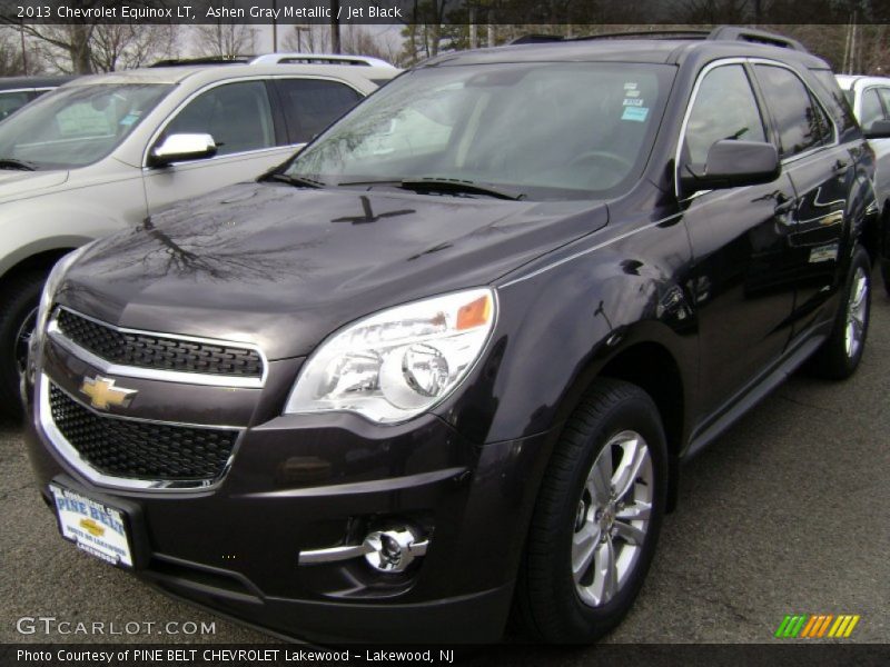 Ashen Gray Metallic / Jet Black 2013 Chevrolet Equinox LT