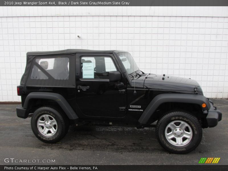 Black / Dark Slate Gray/Medium Slate Gray 2010 Jeep Wrangler Sport 4x4