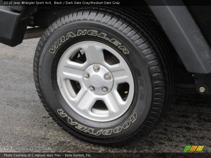 Black / Dark Slate Gray/Medium Slate Gray 2010 Jeep Wrangler Sport 4x4