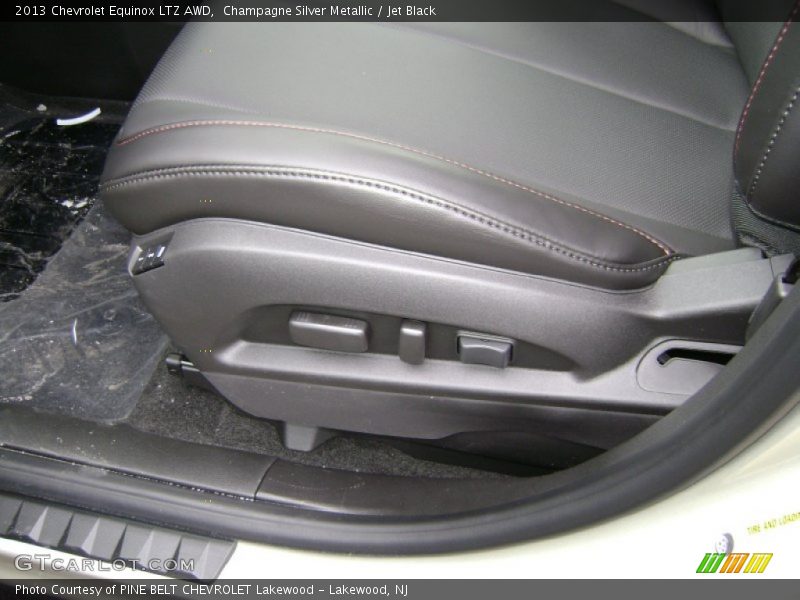 Champagne Silver Metallic / Jet Black 2013 Chevrolet Equinox LTZ AWD