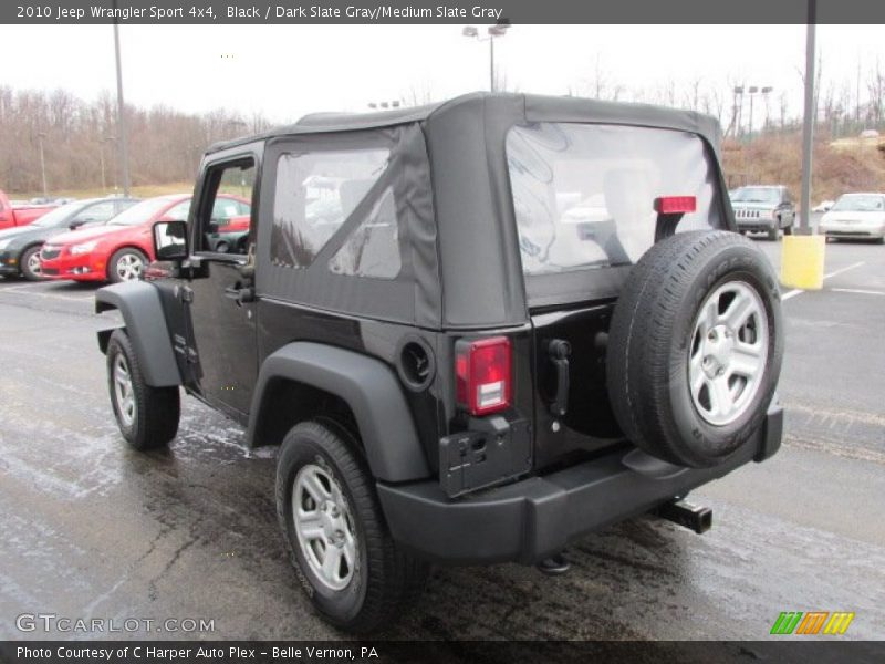 Black / Dark Slate Gray/Medium Slate Gray 2010 Jeep Wrangler Sport 4x4