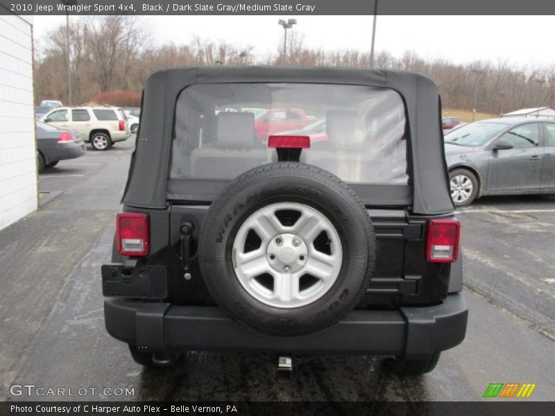 Black / Dark Slate Gray/Medium Slate Gray 2010 Jeep Wrangler Sport 4x4