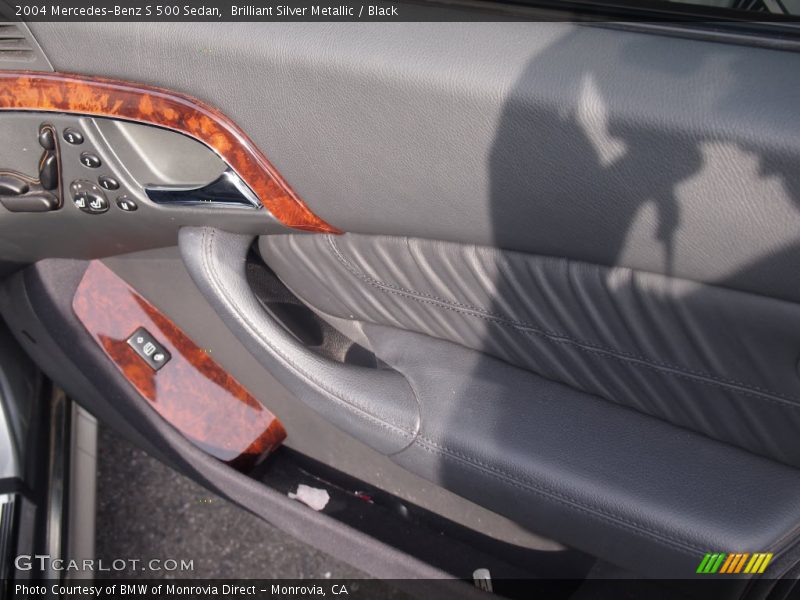 Brilliant Silver Metallic / Black 2004 Mercedes-Benz S 500 Sedan