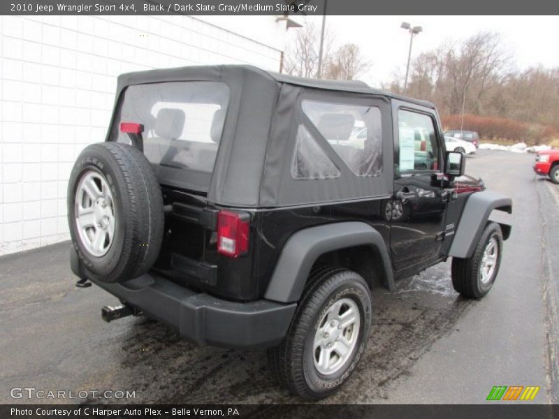 Black / Dark Slate Gray/Medium Slate Gray 2010 Jeep Wrangler Sport 4x4