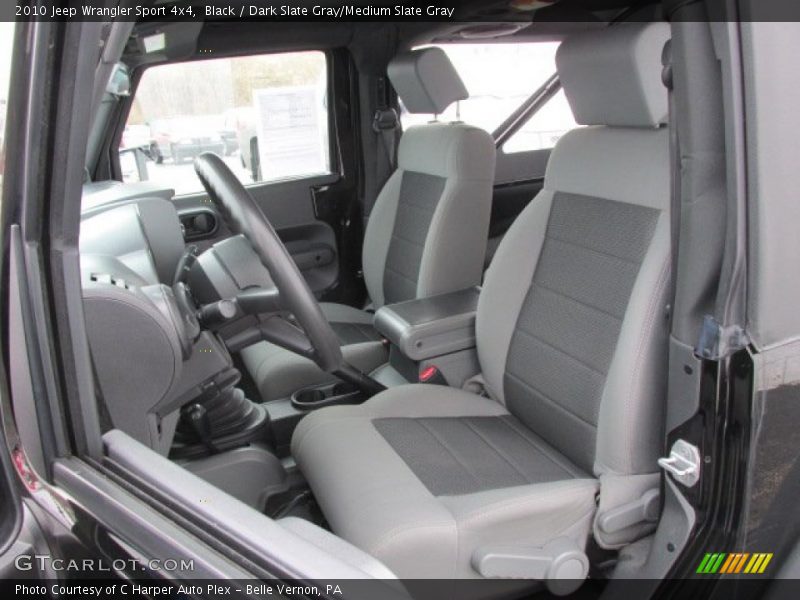 Black / Dark Slate Gray/Medium Slate Gray 2010 Jeep Wrangler Sport 4x4