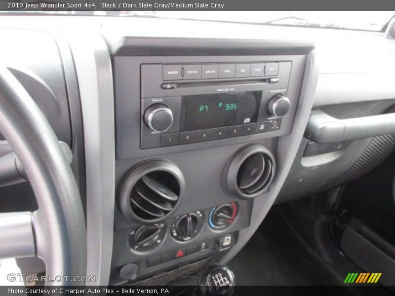 Black / Dark Slate Gray/Medium Slate Gray 2010 Jeep Wrangler Sport 4x4