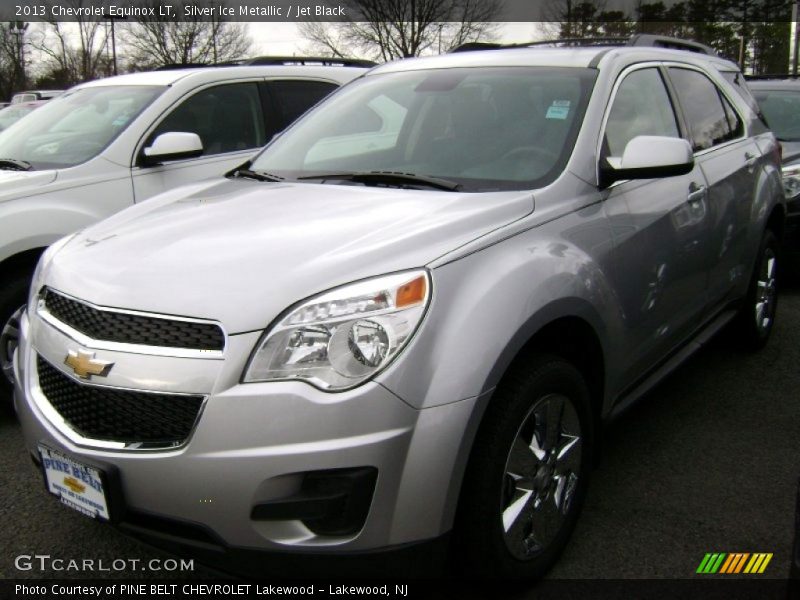 Silver Ice Metallic / Jet Black 2013 Chevrolet Equinox LT