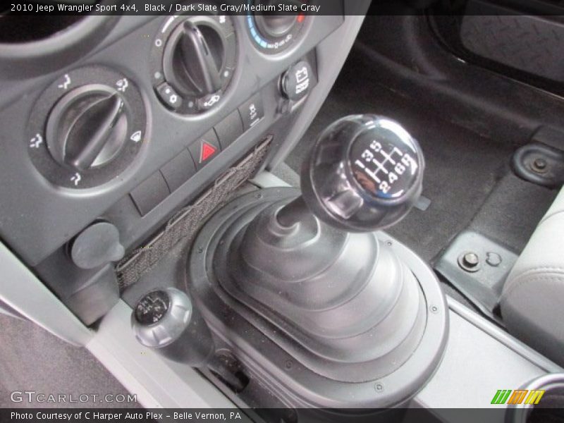 Black / Dark Slate Gray/Medium Slate Gray 2010 Jeep Wrangler Sport 4x4
