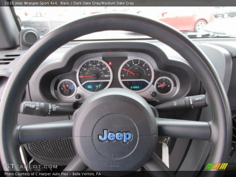 Black / Dark Slate Gray/Medium Slate Gray 2010 Jeep Wrangler Sport 4x4
