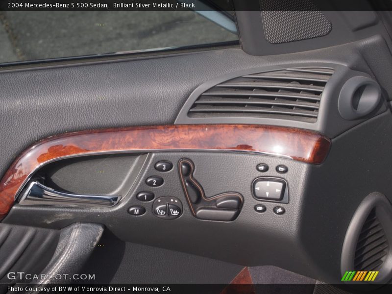Brilliant Silver Metallic / Black 2004 Mercedes-Benz S 500 Sedan
