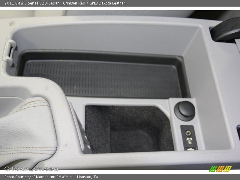 Crimson Red / Gray Dakota Leather 2011 BMW 3 Series 328i Sedan