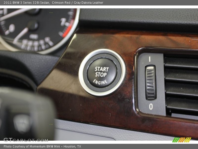 Crimson Red / Gray Dakota Leather 2011 BMW 3 Series 328i Sedan