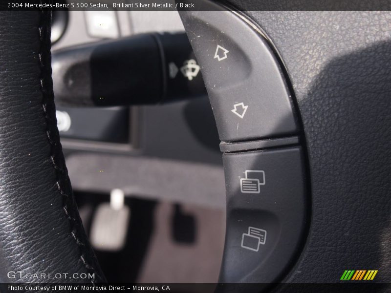 Brilliant Silver Metallic / Black 2004 Mercedes-Benz S 500 Sedan
