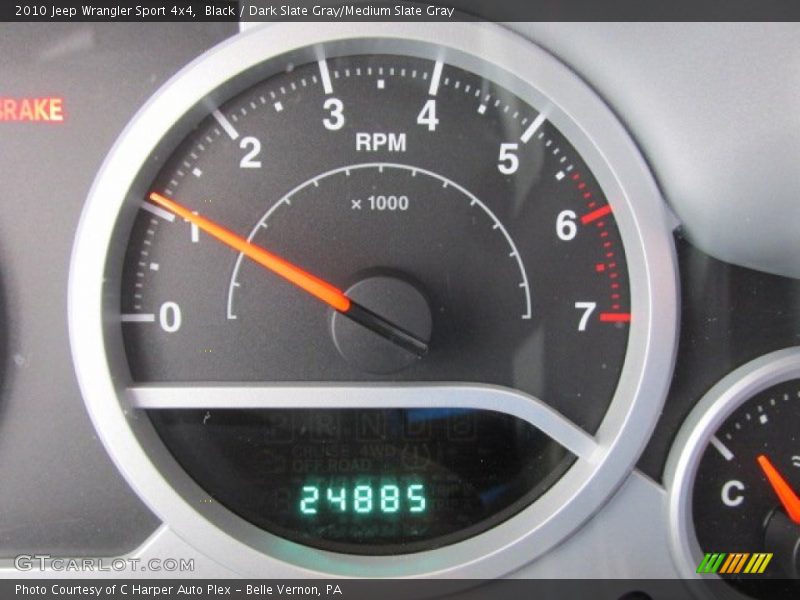 Black / Dark Slate Gray/Medium Slate Gray 2010 Jeep Wrangler Sport 4x4