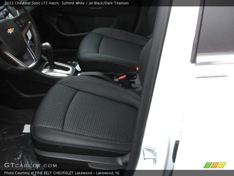 Summit White / Jet Black/Dark Titanium 2013 Chevrolet Sonic LTZ Hatch