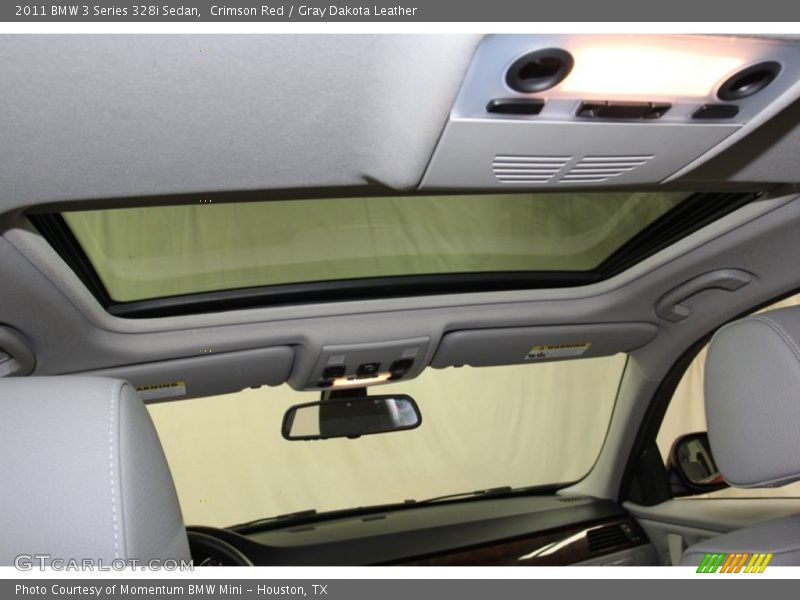 Crimson Red / Gray Dakota Leather 2011 BMW 3 Series 328i Sedan