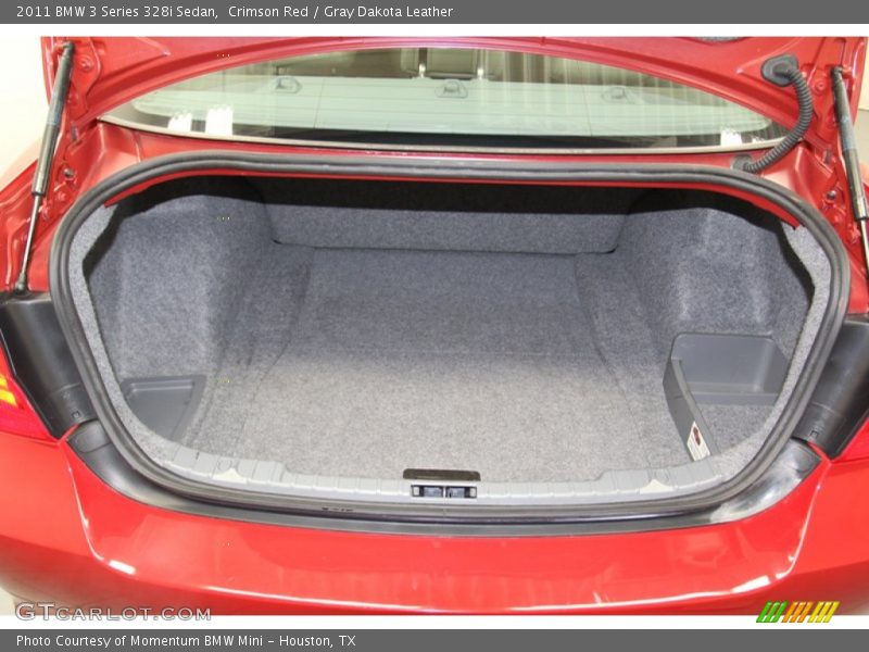 Crimson Red / Gray Dakota Leather 2011 BMW 3 Series 328i Sedan