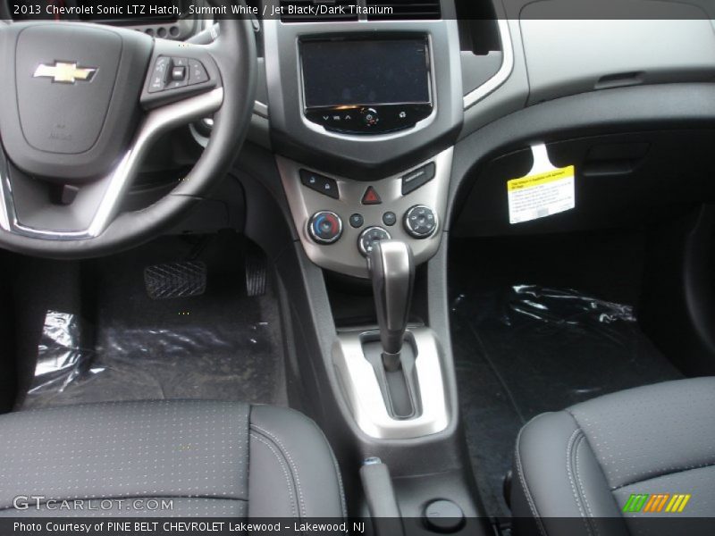 Summit White / Jet Black/Dark Titanium 2013 Chevrolet Sonic LTZ Hatch