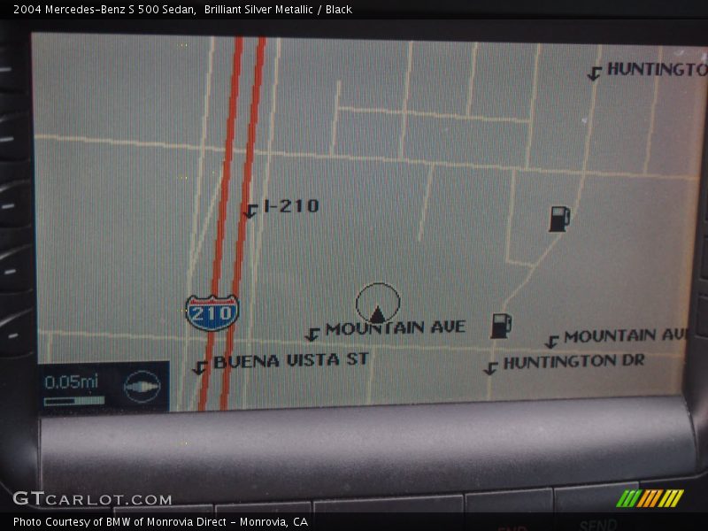 Brilliant Silver Metallic / Black 2004 Mercedes-Benz S 500 Sedan
