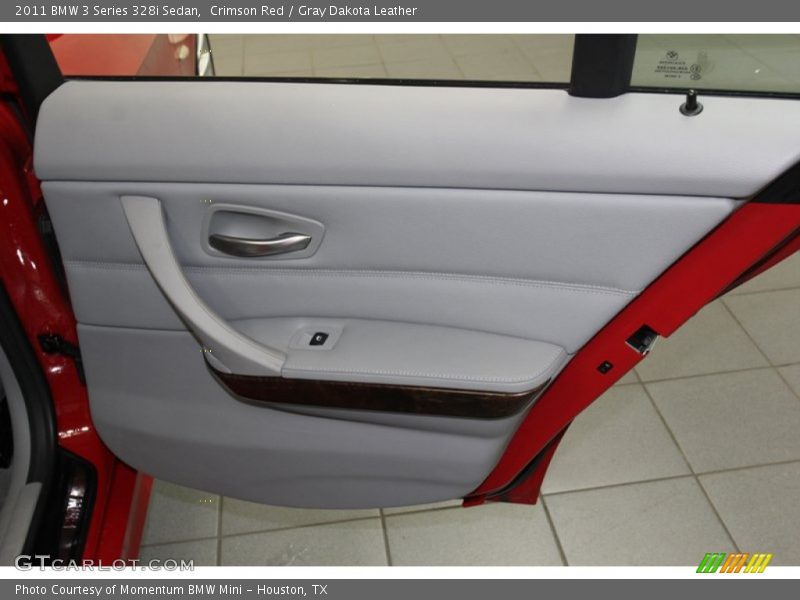 Crimson Red / Gray Dakota Leather 2011 BMW 3 Series 328i Sedan