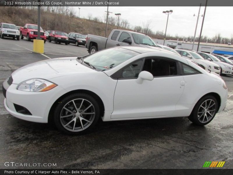 Northstar White / Dark Charcoal 2012 Mitsubishi Eclipse GS Coupe
