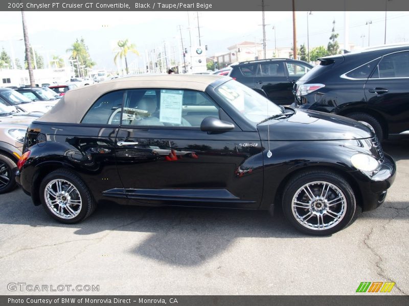 Black / Taupe/Pearl Beige 2005 Chrysler PT Cruiser GT Convertible