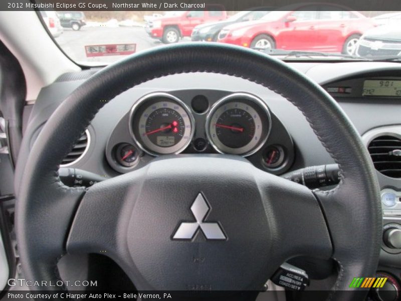 Northstar White / Dark Charcoal 2012 Mitsubishi Eclipse GS Coupe