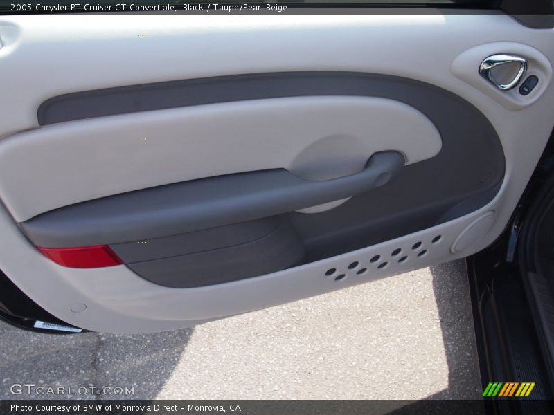 Black / Taupe/Pearl Beige 2005 Chrysler PT Cruiser GT Convertible