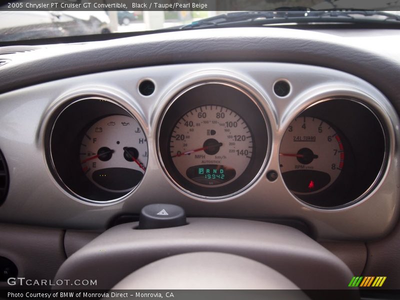  2005 PT Cruiser GT Convertible GT Convertible Gauges