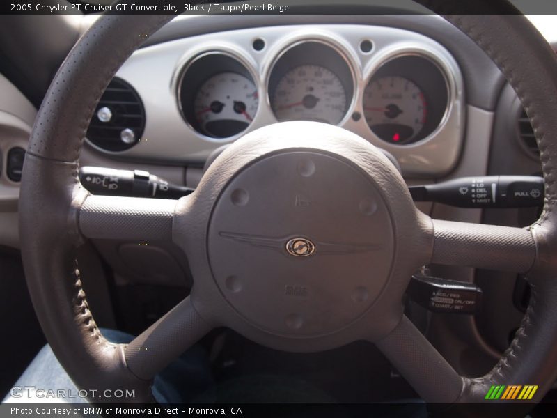 Black / Taupe/Pearl Beige 2005 Chrysler PT Cruiser GT Convertible