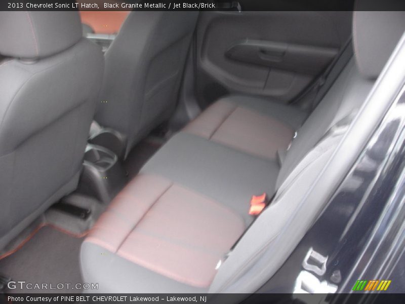 Black Granite Metallic / Jet Black/Brick 2013 Chevrolet Sonic LT Hatch