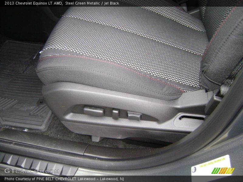 Steel Green Metallic / Jet Black 2013 Chevrolet Equinox LT AWD
