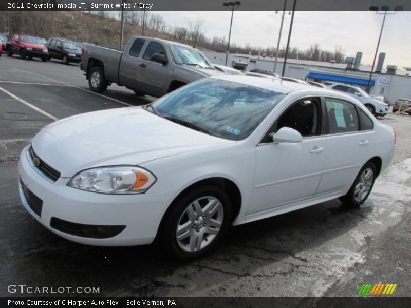 Summit White / Gray 2011 Chevrolet Impala LT