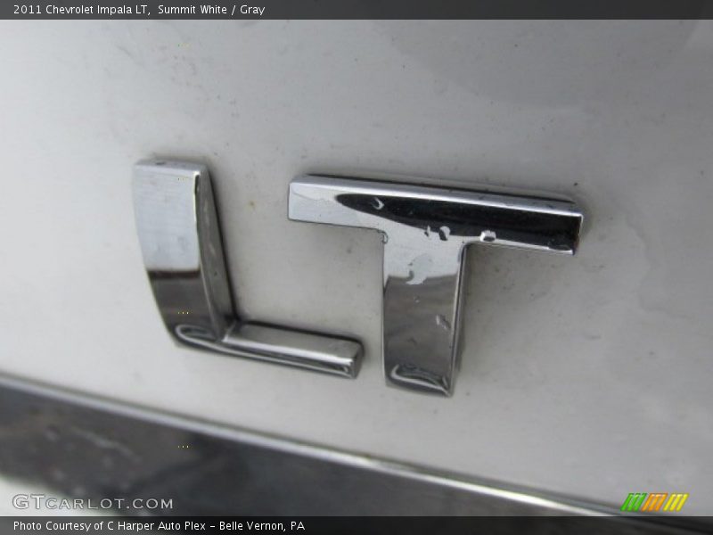 Summit White / Gray 2011 Chevrolet Impala LT