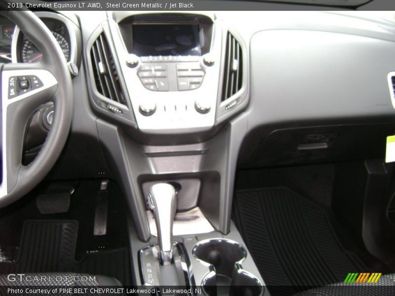 Steel Green Metallic / Jet Black 2013 Chevrolet Equinox LT AWD