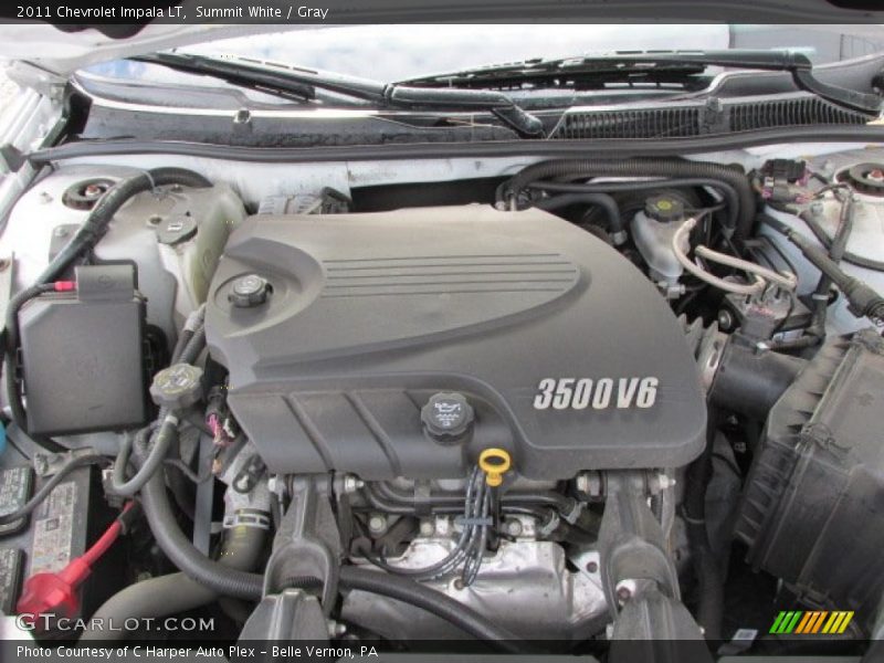 Summit White / Gray 2011 Chevrolet Impala LT