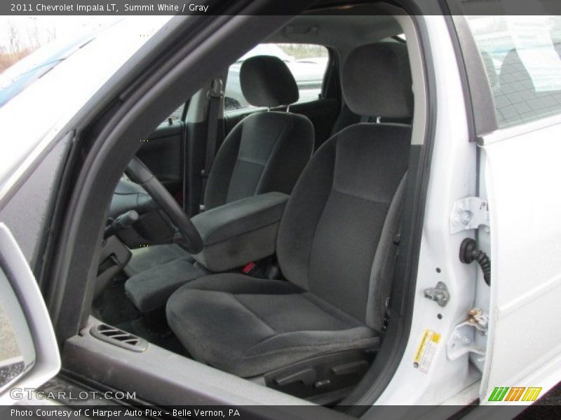 Summit White / Gray 2011 Chevrolet Impala LT