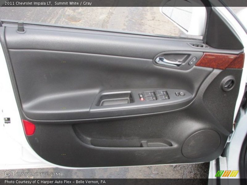 Summit White / Gray 2011 Chevrolet Impala LT