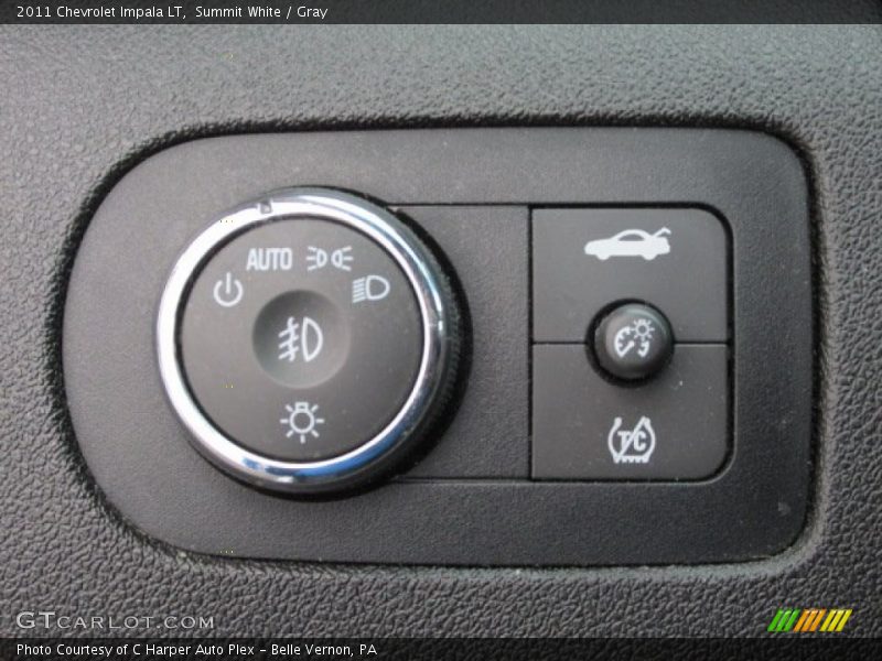 Summit White / Gray 2011 Chevrolet Impala LT
