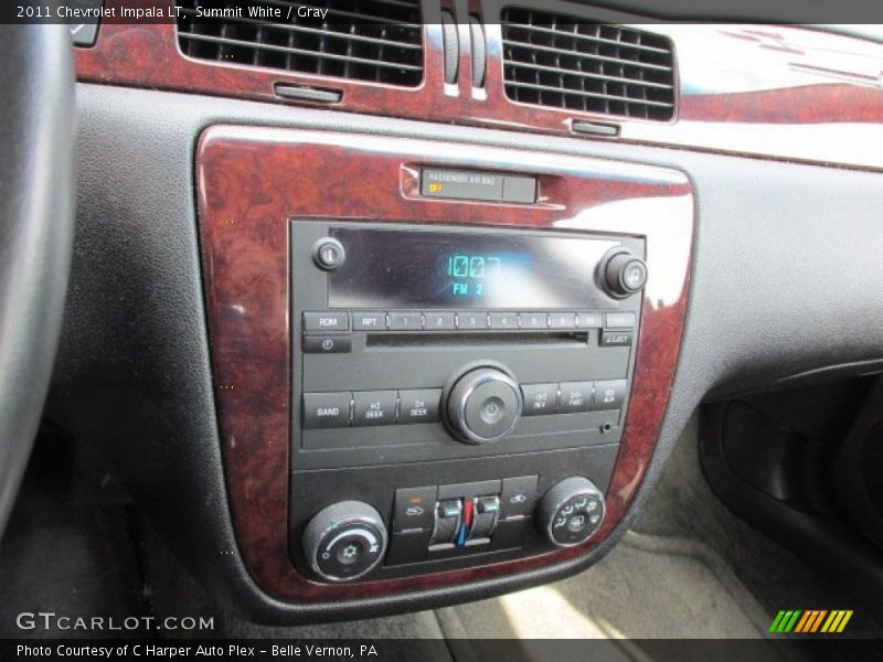 Summit White / Gray 2011 Chevrolet Impala LT