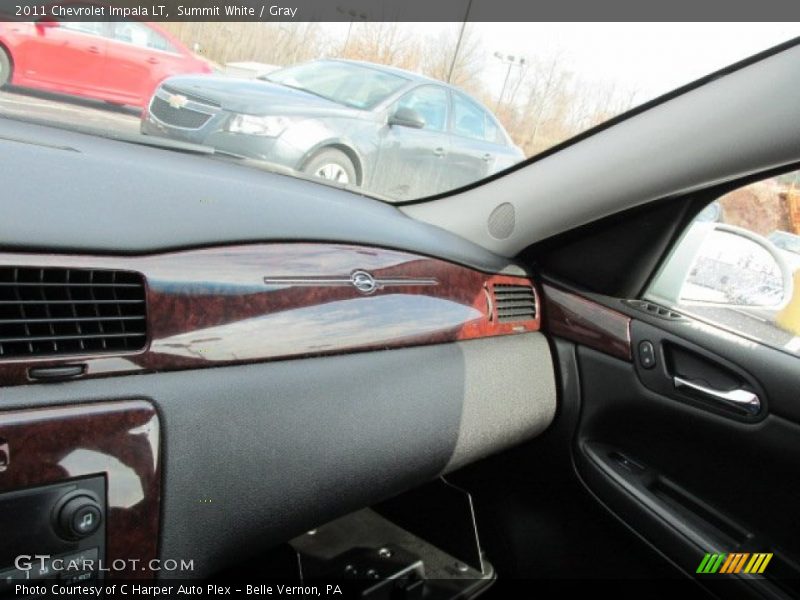 Summit White / Gray 2011 Chevrolet Impala LT