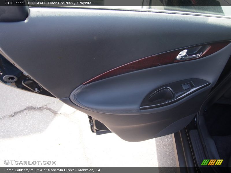 Black Obsidian / Graphite 2010 Infiniti EX 35 AWD