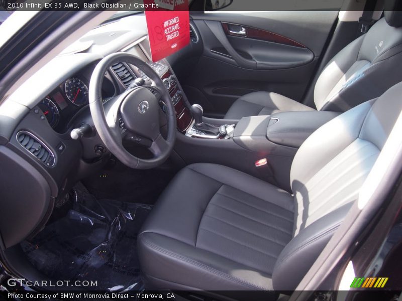 Black Obsidian / Graphite 2010 Infiniti EX 35 AWD
