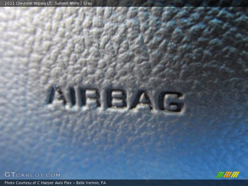 Summit White / Gray 2011 Chevrolet Impala LT