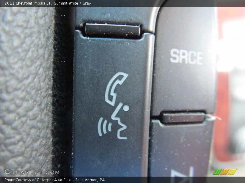 Summit White / Gray 2011 Chevrolet Impala LT
