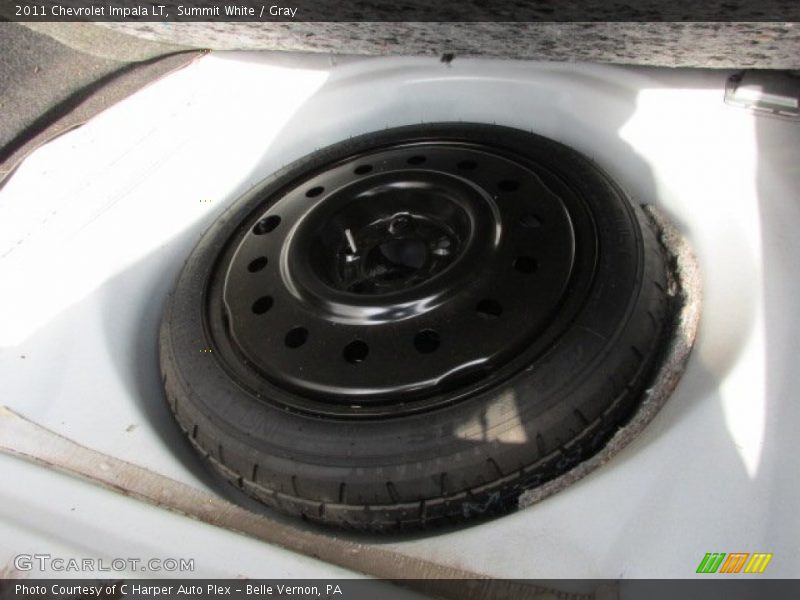 Summit White / Gray 2011 Chevrolet Impala LT