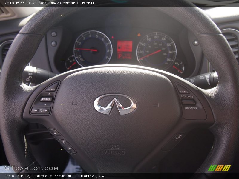 Black Obsidian / Graphite 2010 Infiniti EX 35 AWD