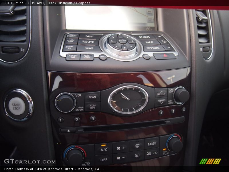 Black Obsidian / Graphite 2010 Infiniti EX 35 AWD